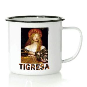Taza Tigresa de Metal