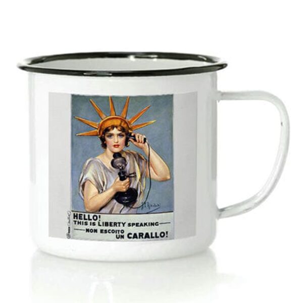 Taza Non Escoito de Metal