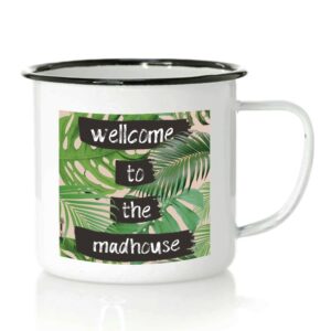 Taza Madhouse de Metal