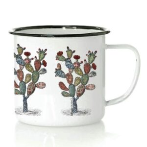 Taza Cactus Tapizado de Metal