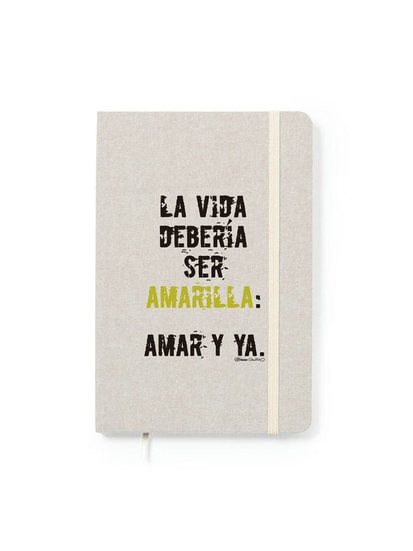 Libreta Cruda Amarilla
