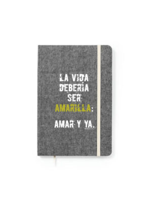 Libreta Gris Amar Y Ya