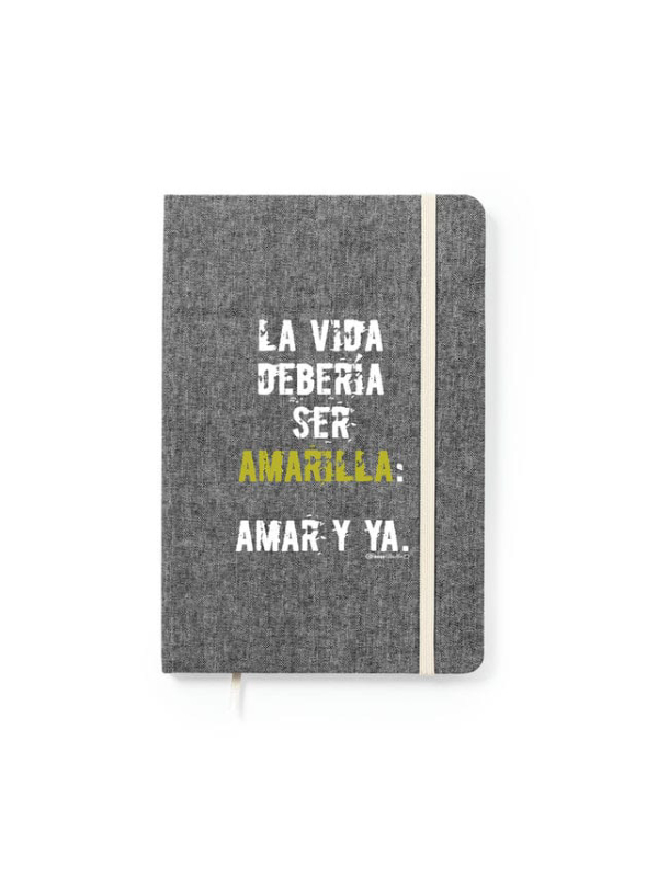 Libreta Gris Amar Y Ya