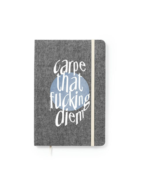 Libreta Gris  Fucking Diem