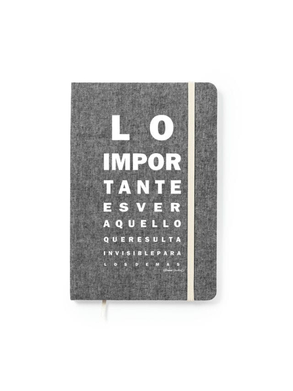 Libreta Gris Lo Importante