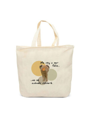 Bolso Grande Elefante Feliz
