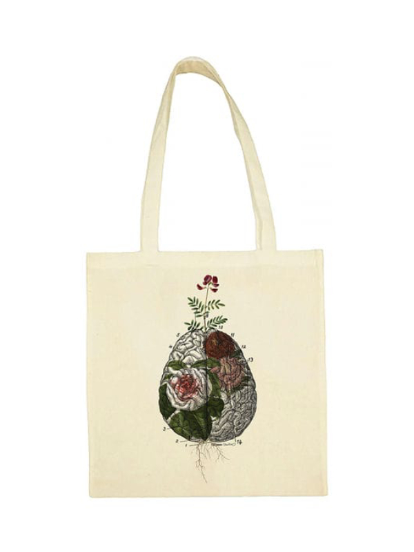 Tote bag Cerebro con Raíz