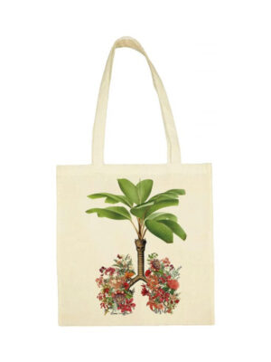 Tote bag Pulmones Flores