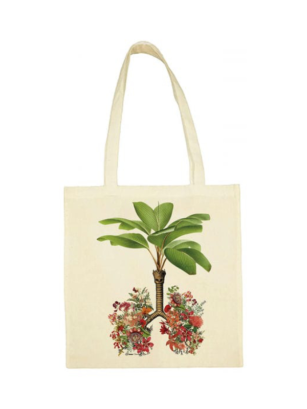 Tote bag Pulmones Flores