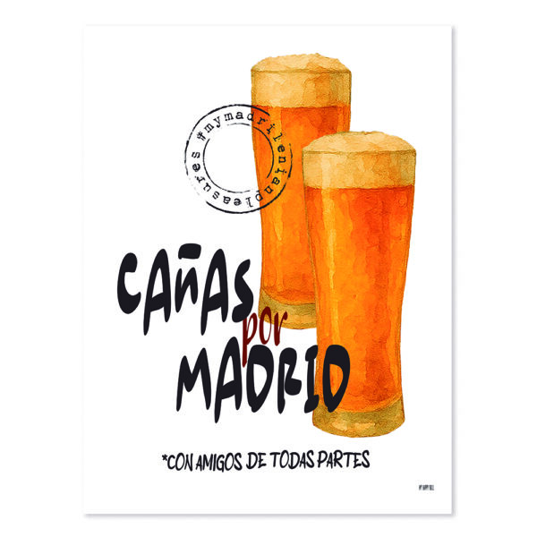 Lámina Cañas Por Madrid