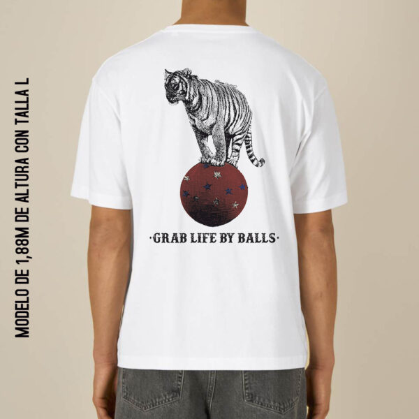 Camiseta Tigre Bolas.. Blanco - Imagen 2