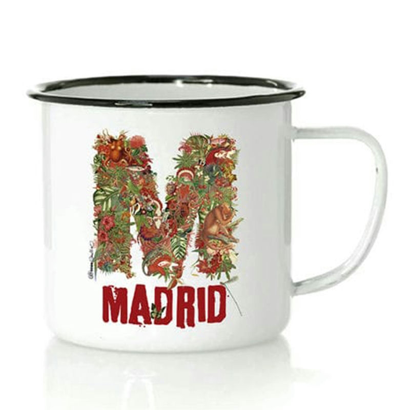 Taza Madrid de Metal