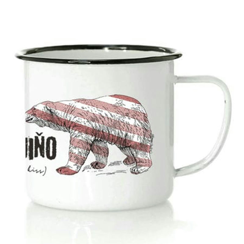 Taza Bikiño de Metal