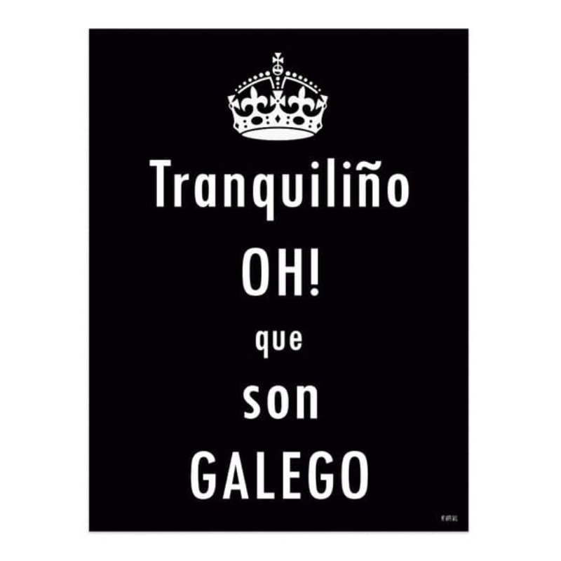 Lámina Tranquiliño Negro