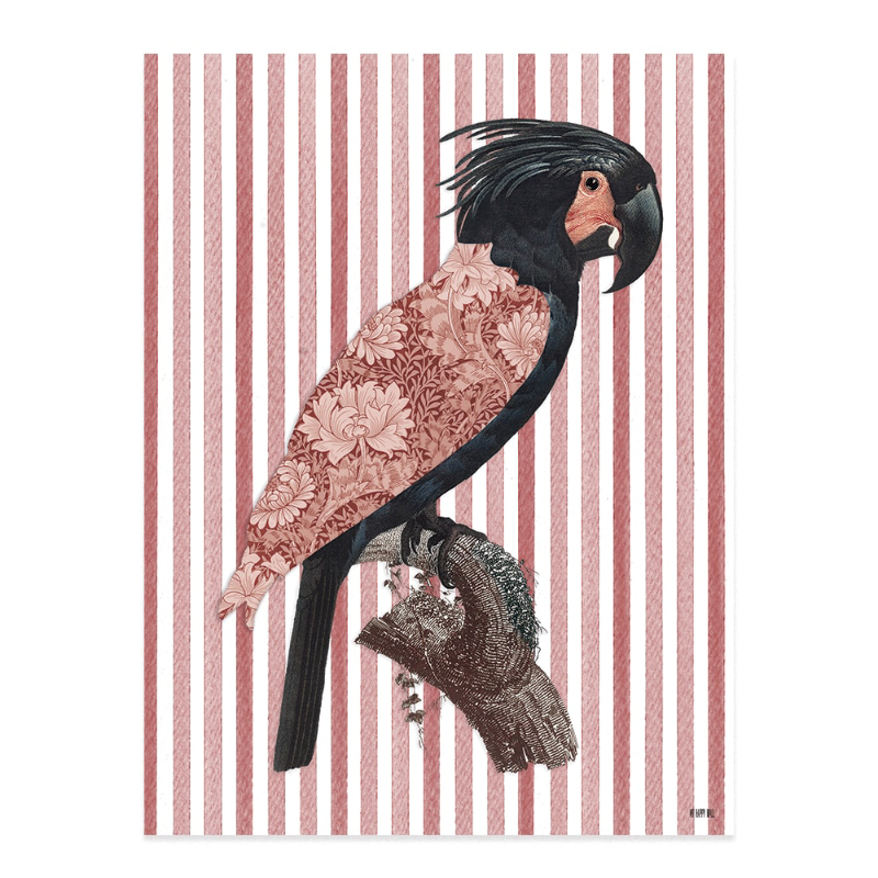 Lámina Pájaro Estampado