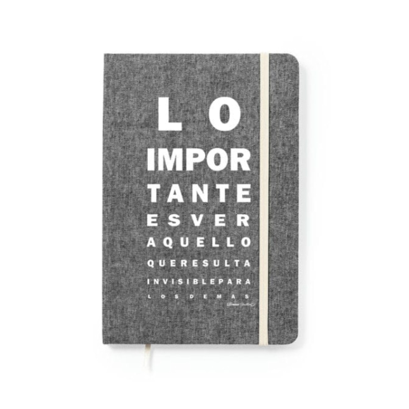 Libreta Gris Lo Importante