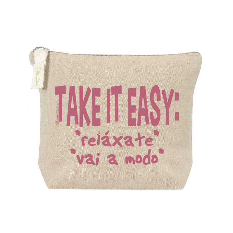 Neceseres Pequeños Belix Natural Rosa Fucsia