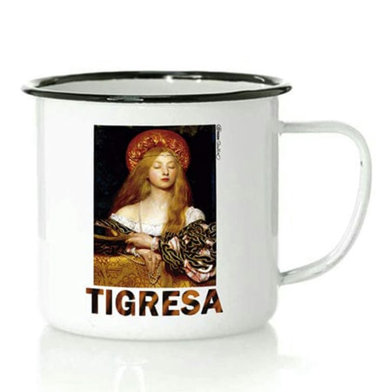Taza Tigresa de Metal