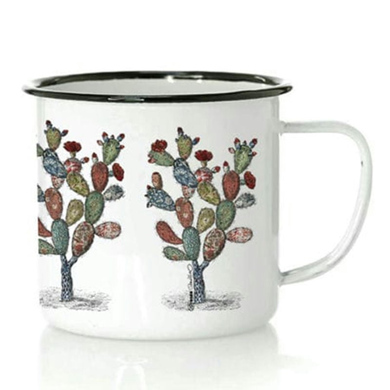 Taza Cactus Tapizado de Metal
