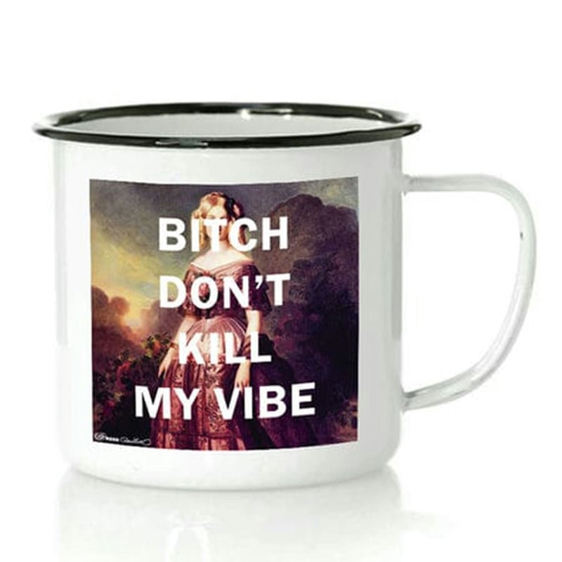 Taza Bitch de Metal