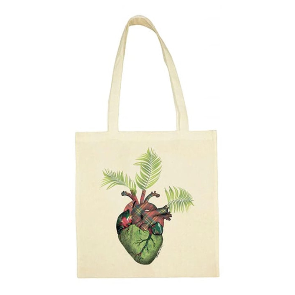 Tote bag Corazón con Hojas