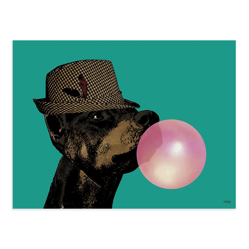 Lámina Perro Dóberman