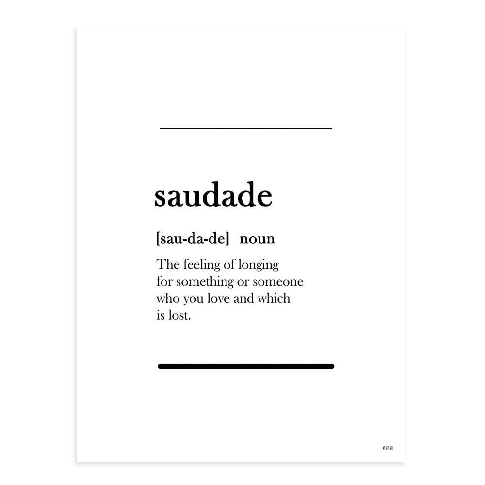 Lámina Saudade