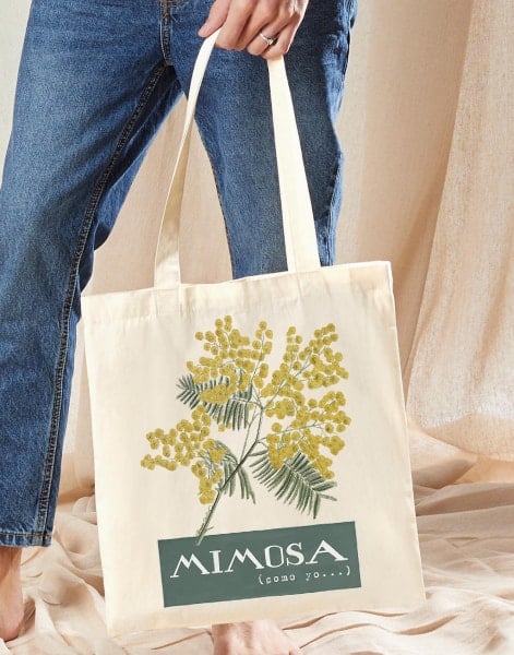 Tote Bag Mimosa Castellano - Imagen 2