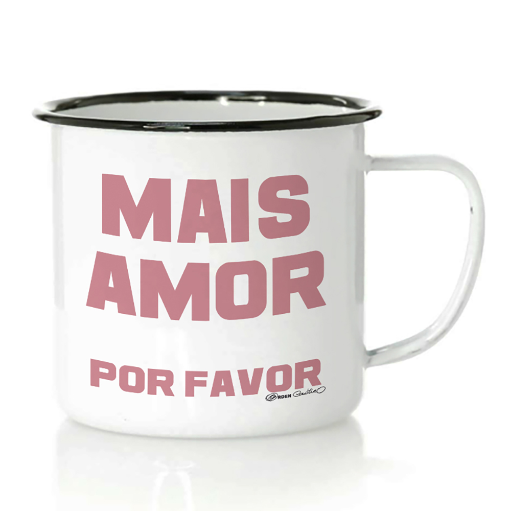 Taza Metal Mais Amor