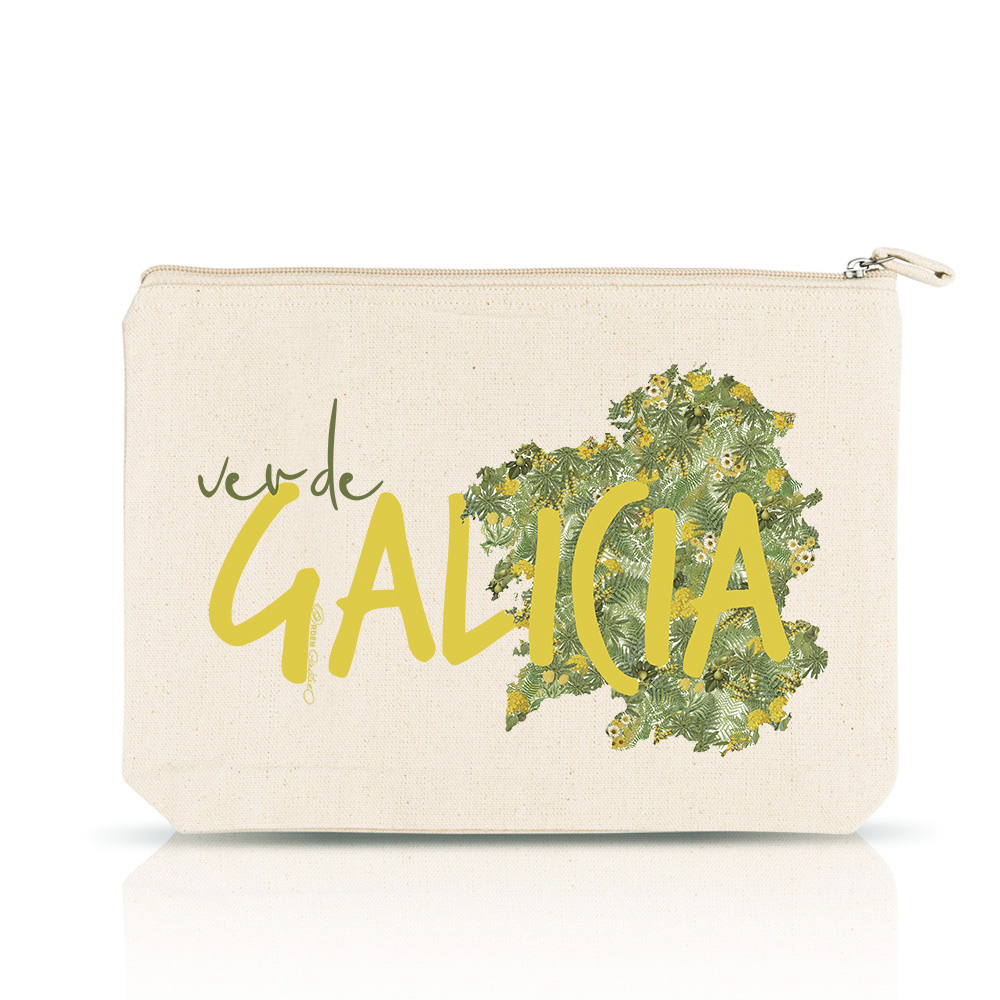 Neceser Canvas Natural Galicia Verde